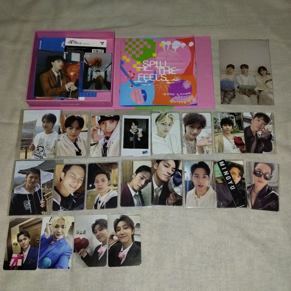 (READY STOK) PHOTOCARD OFFICIAL SEVENTEEN BEATROAD R2 MINGYU, CARATLAND MINGYU, MEMBERSHIP PILOT MIN