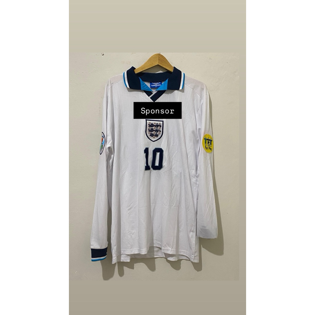 Jersey England EURO 1996 Home Retro Vintage