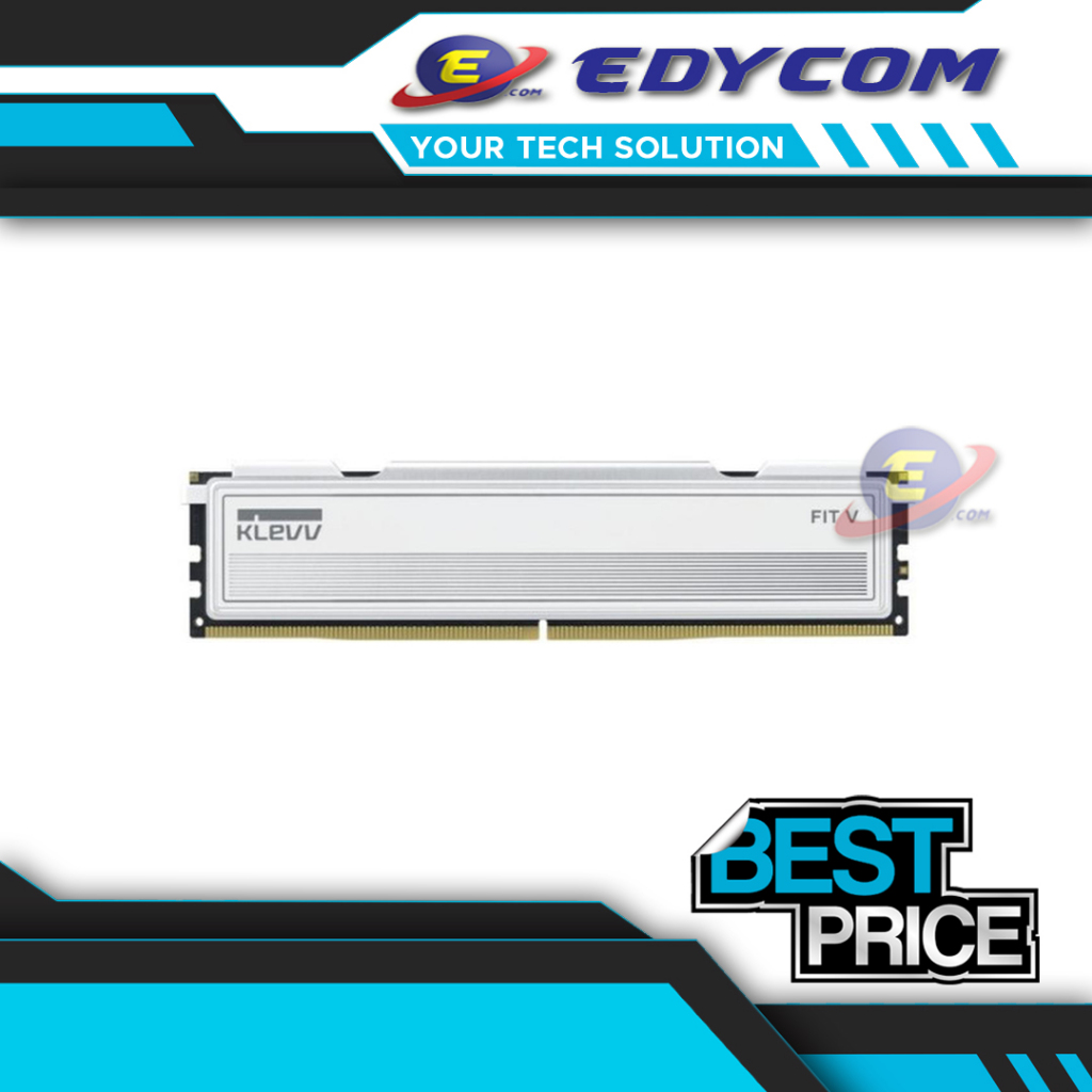 RAM KLEVV FIT V CERAMIC WHITE DDR5 16GB (1X16GB) 6000MHz