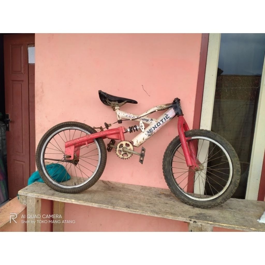 Sepeda exotic suspensi ban 18" murah seadanya