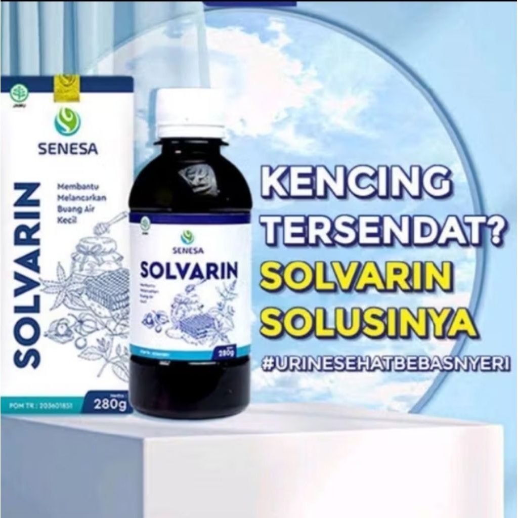 Madu Solvarin Original Obat Sering Kencing Infeksi Saluran Kemih Batu Ginjal ISK