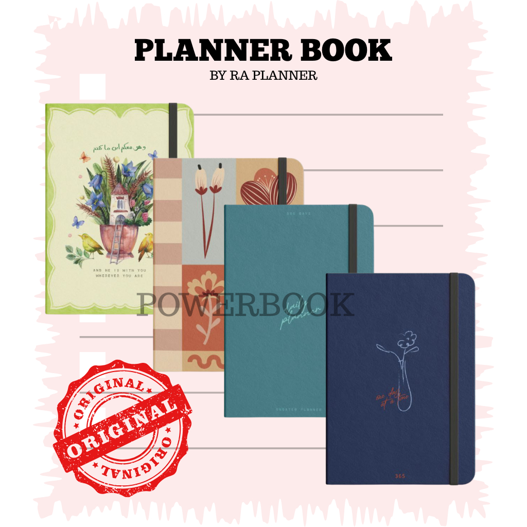 Original RA Planner - Planner Book 365 By RA Planner - Buku Agenda 365 Dari RA Planner