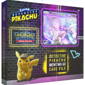 Pokemon Tcg: Detective Pikachu Mewtwo-Gx Case File + 6 Booster Pack + A Foil Promo Gx Card