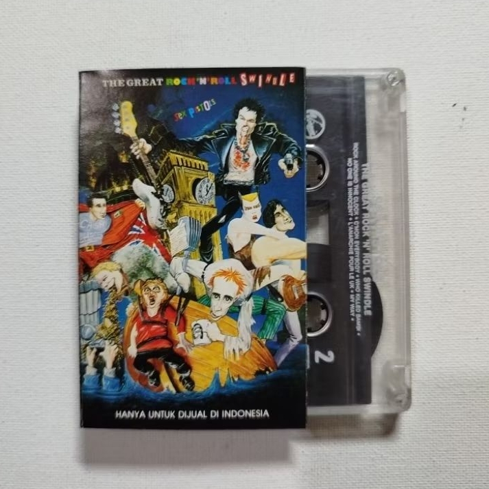 KASET PITA SEX PISTOLS - THE GREAT ROCK N ROLL SWINDLE