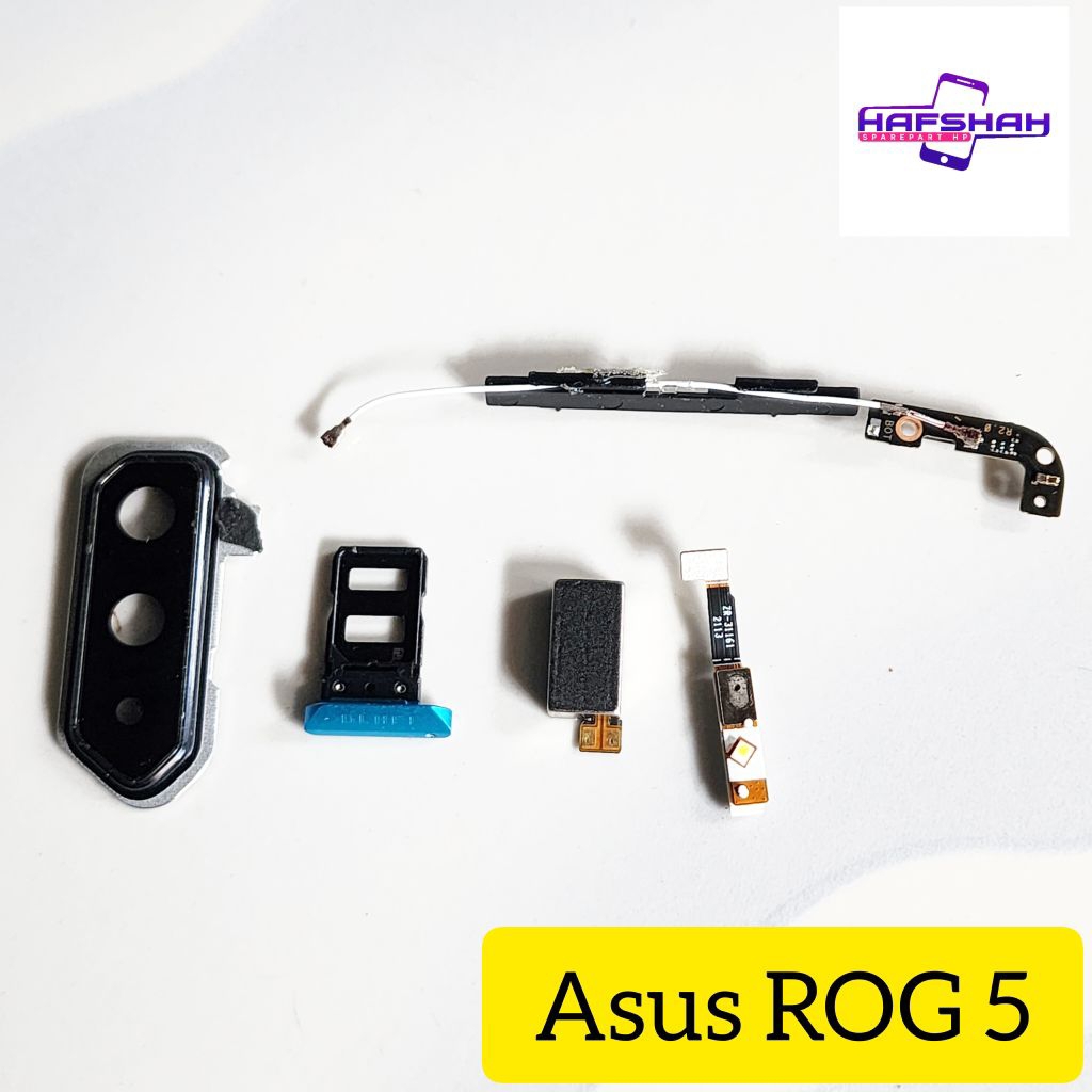 simtray getar flash kaca Asus ROG 5 Ori copotan hp