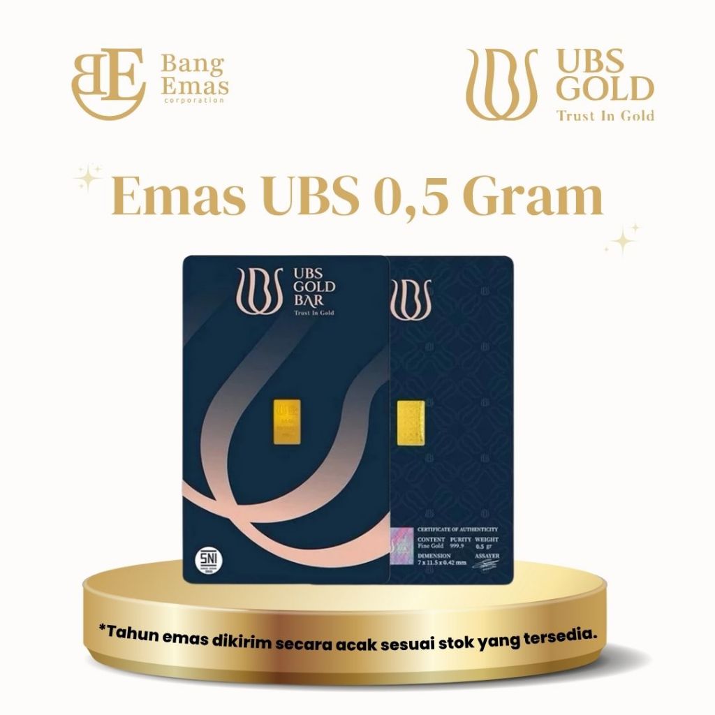 Emas UBS 0.5 Gram/ 0,5 Gram