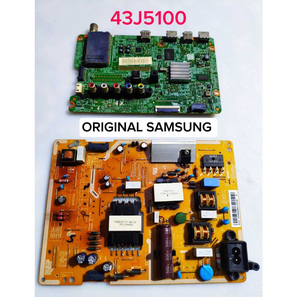 MB PSU Mainboard dan Psu satu paket tv Samsung 43J5100 43j5100