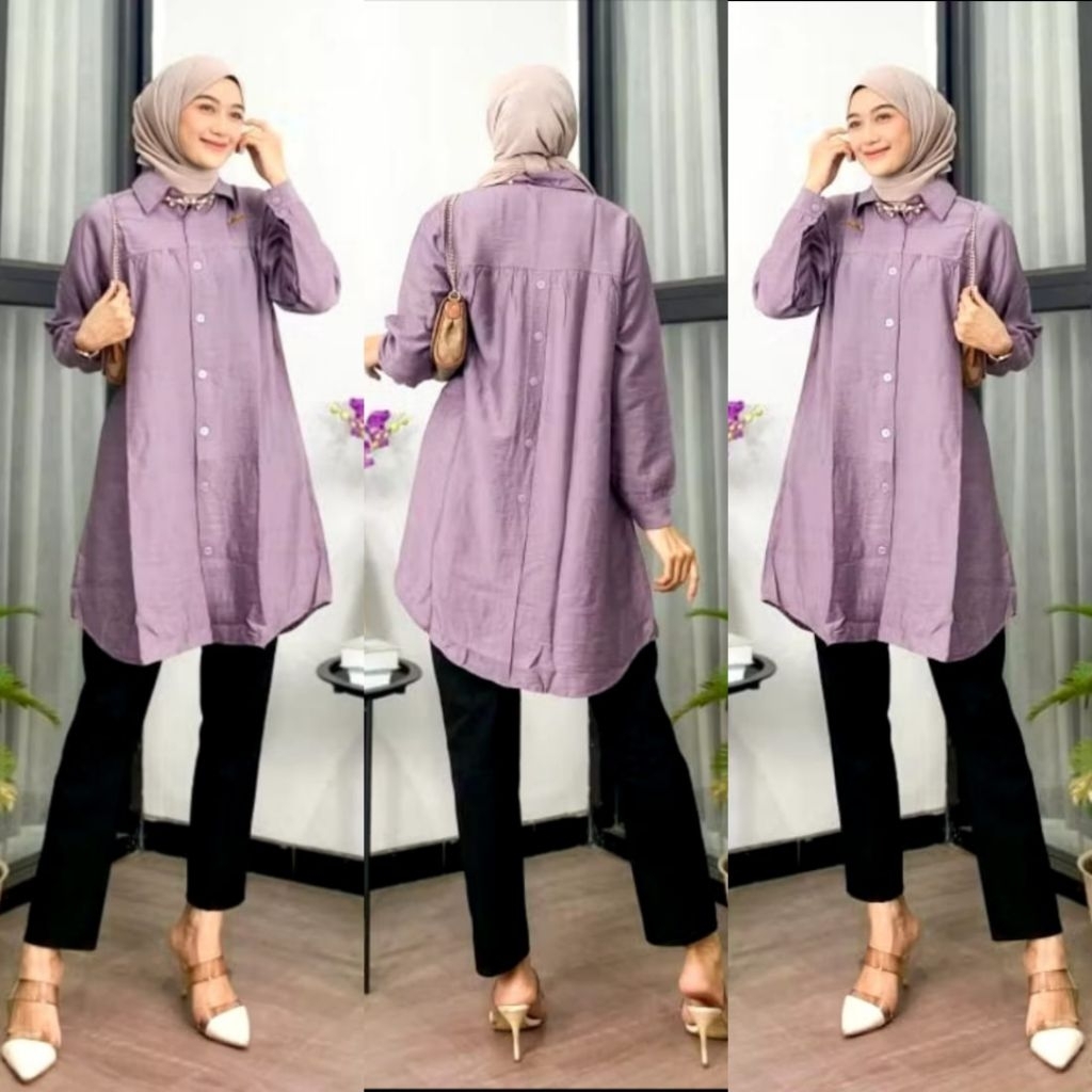Zeva Tunik Atasan Tunik Polos Tunik Zeva Terlaris
