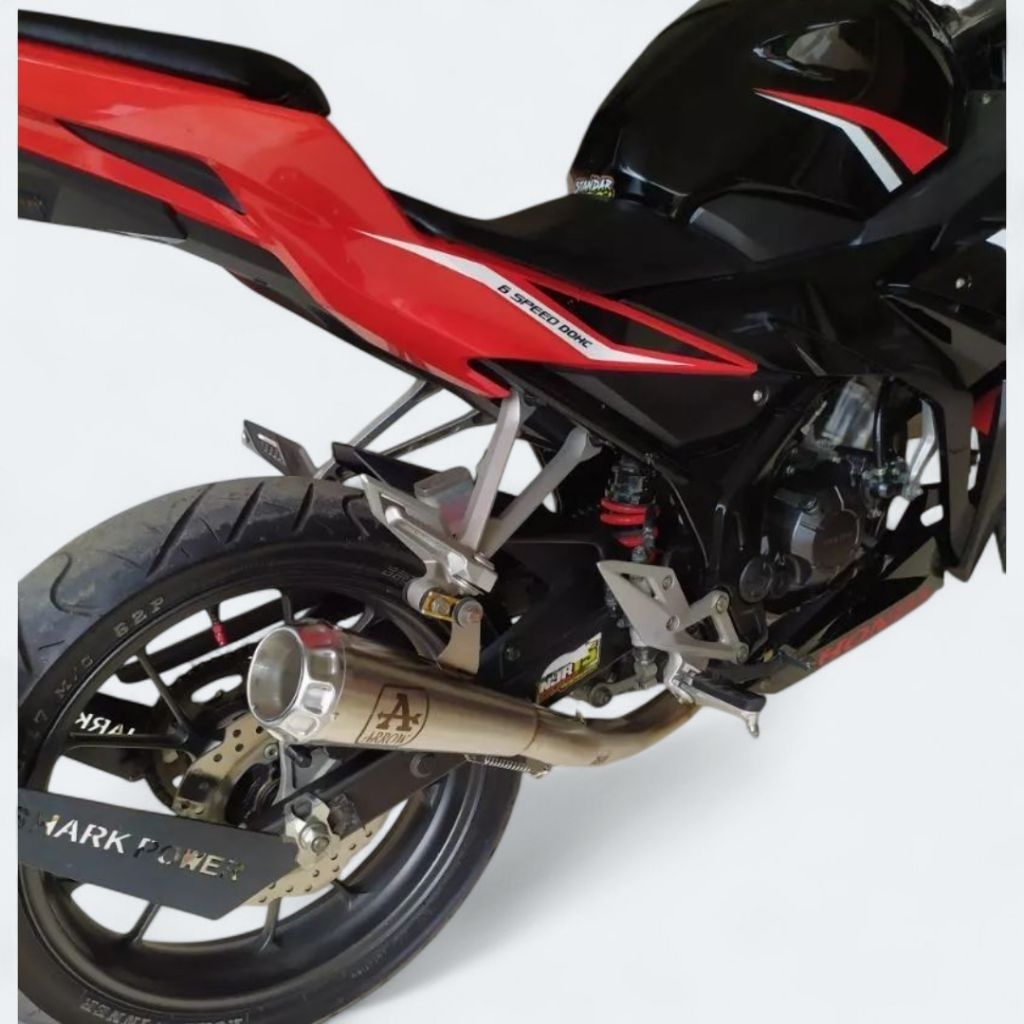 KNALPOT RACING ARROW PRO RACE SILINCER ONLY INLET 50MM UNIVERSAL FOR NINJA FI NINJA KARBU R25 ZX25R 