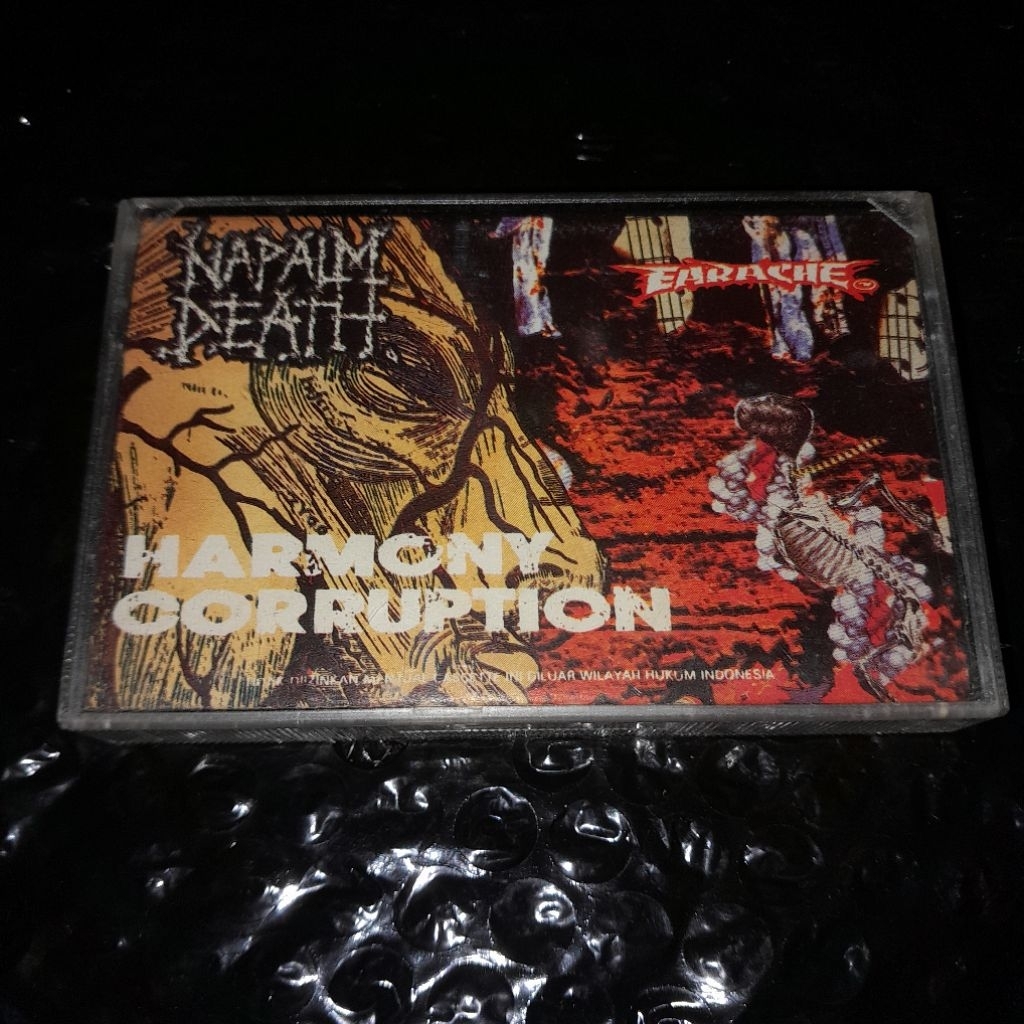 kaset pita napalm death harmony corruption