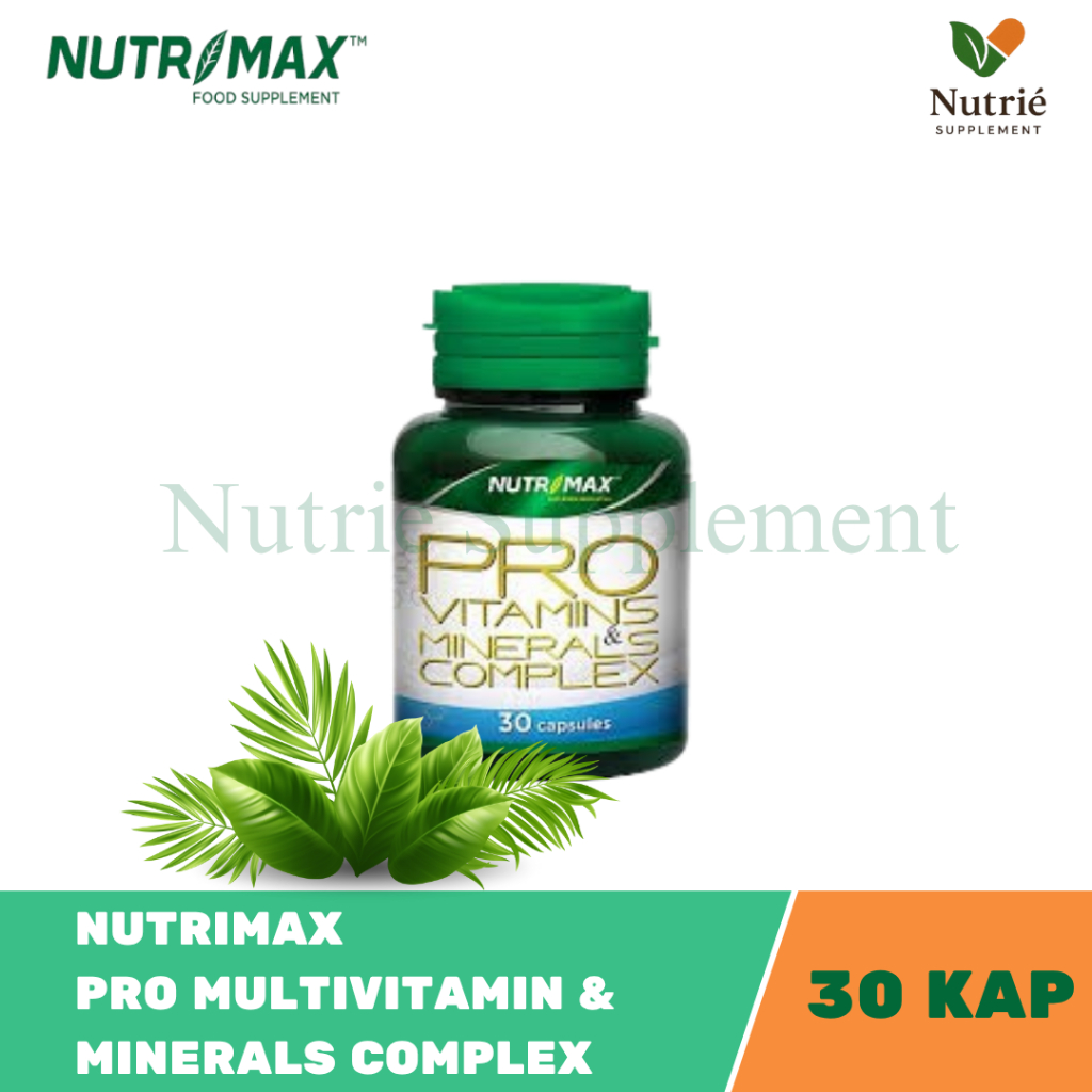NUTRIMAX PRO VITAMINS & MINERALS COMPLEX 30 KAPSUL
