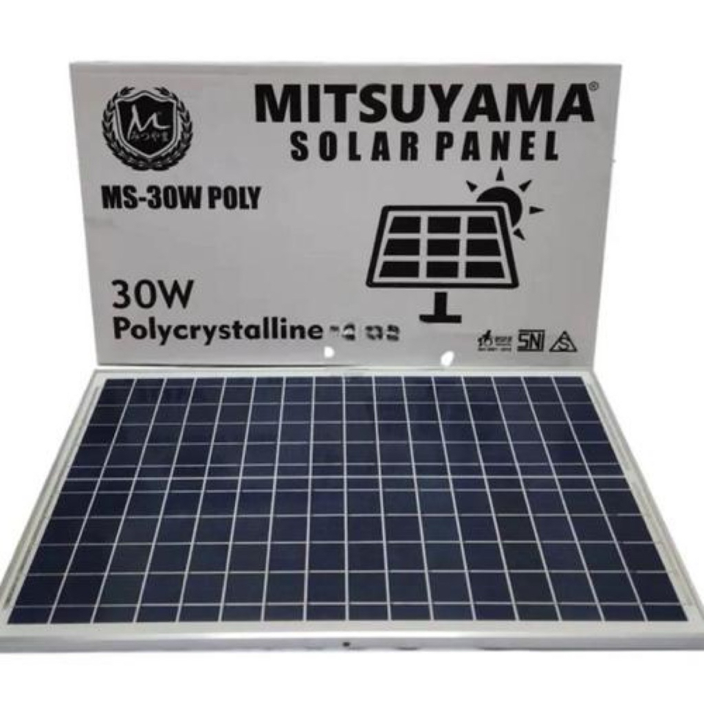 Panel surya 30Wp Mitsuyama Solar Panel cell papan tenaga surya