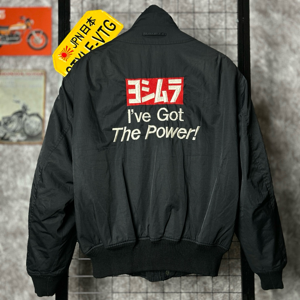 jaket motor touring yoshimura japan racing 90s vintage jacket biker original bkn kiss team kushitani