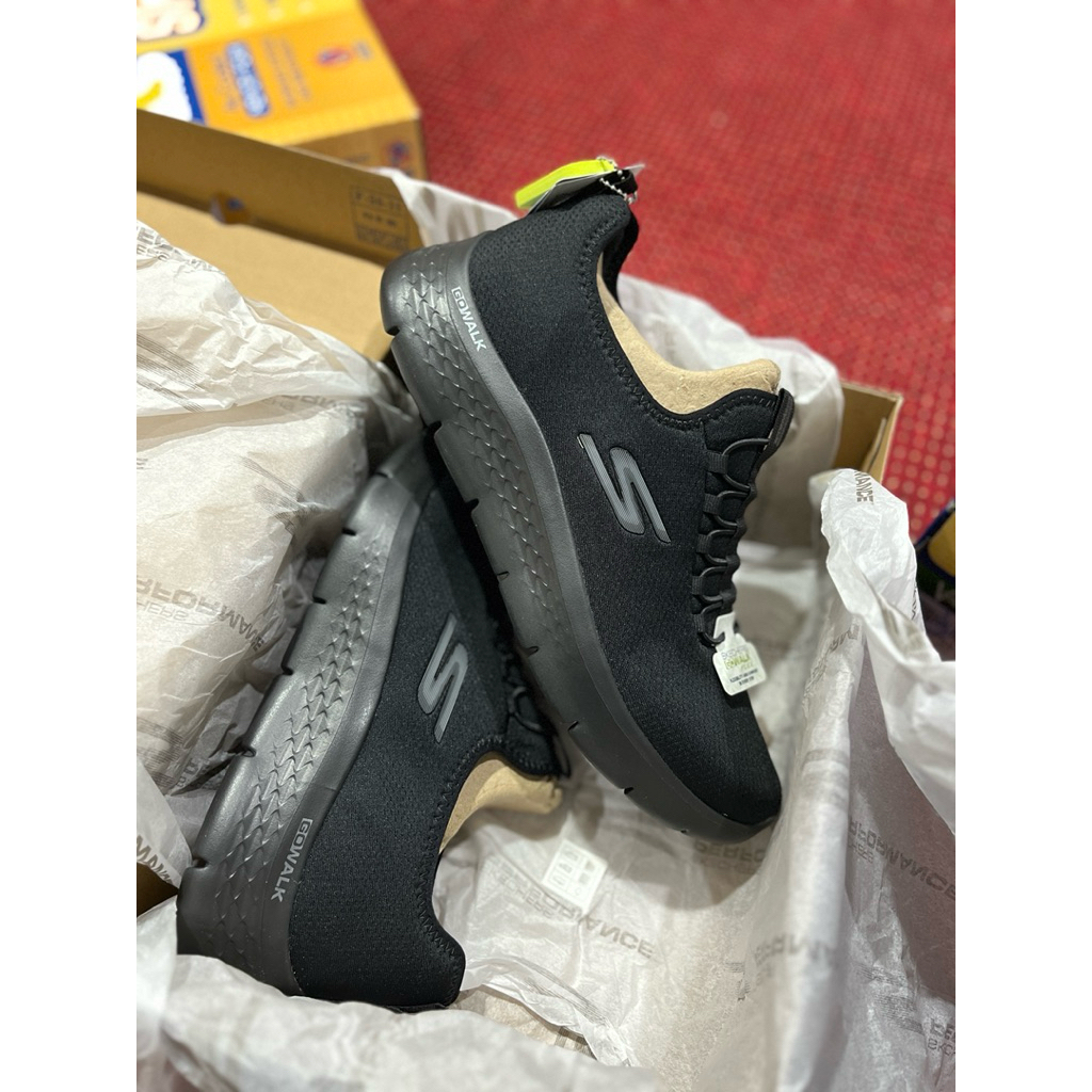 Skechers Go Walk Flex Ultra Men Black Original BNIB