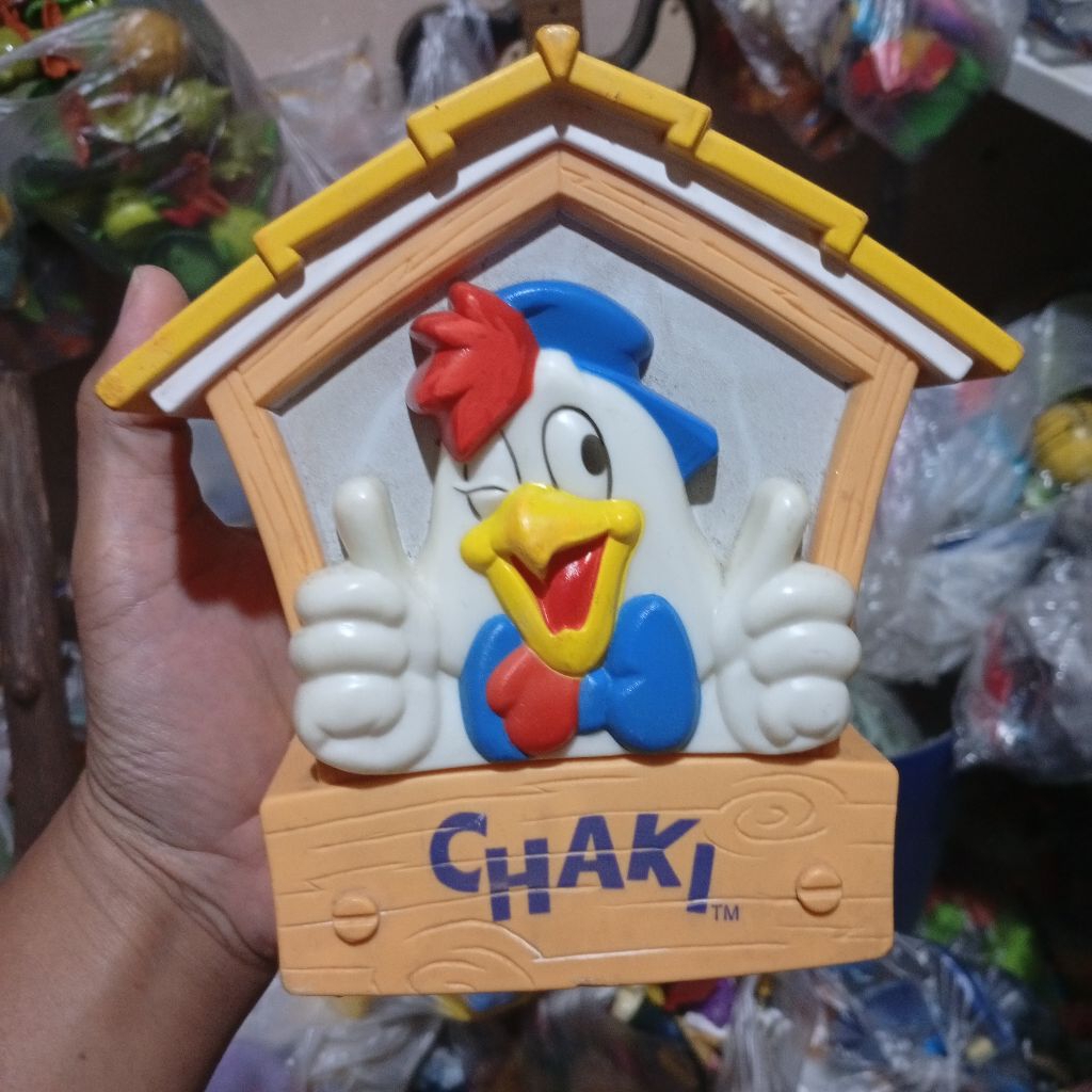 chaki meal toys chaki coin bank vintage