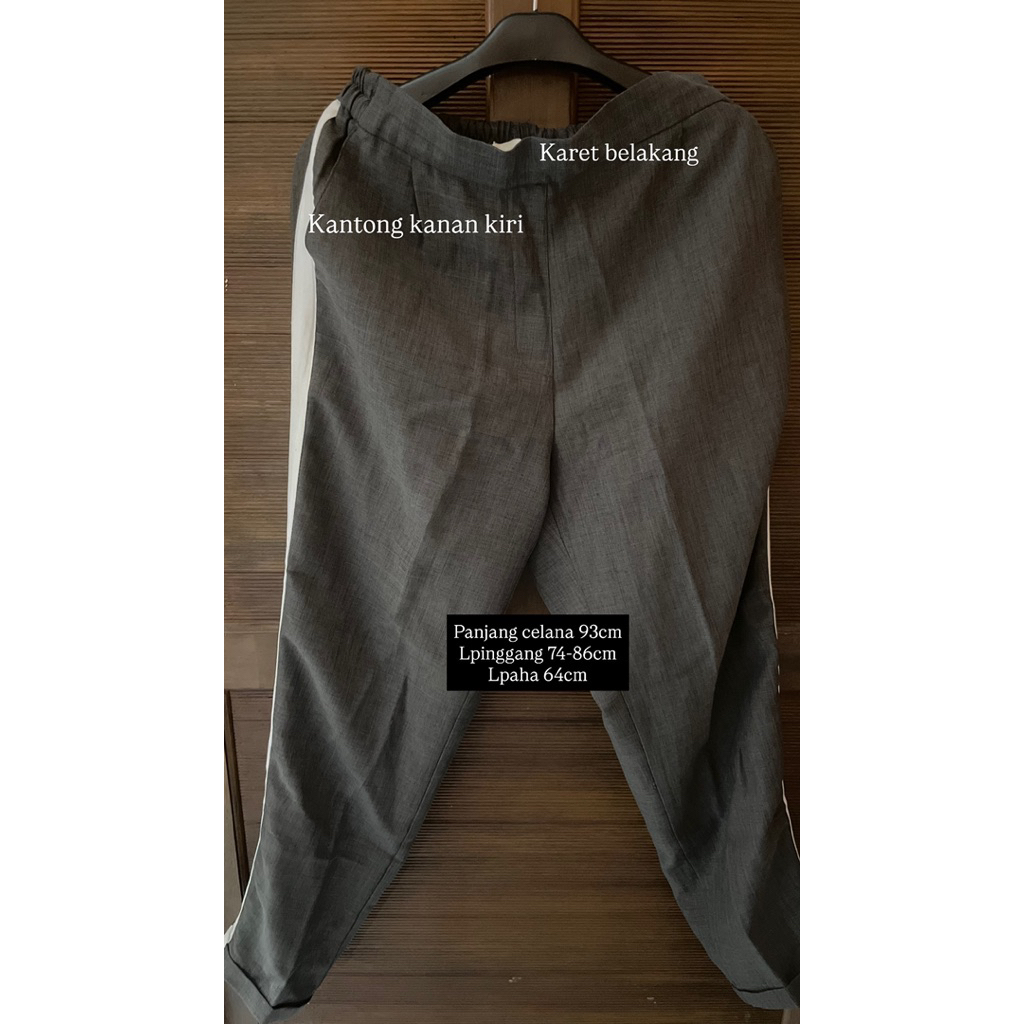 Celana Panjang Jeans Kain Formal Jogger erigo