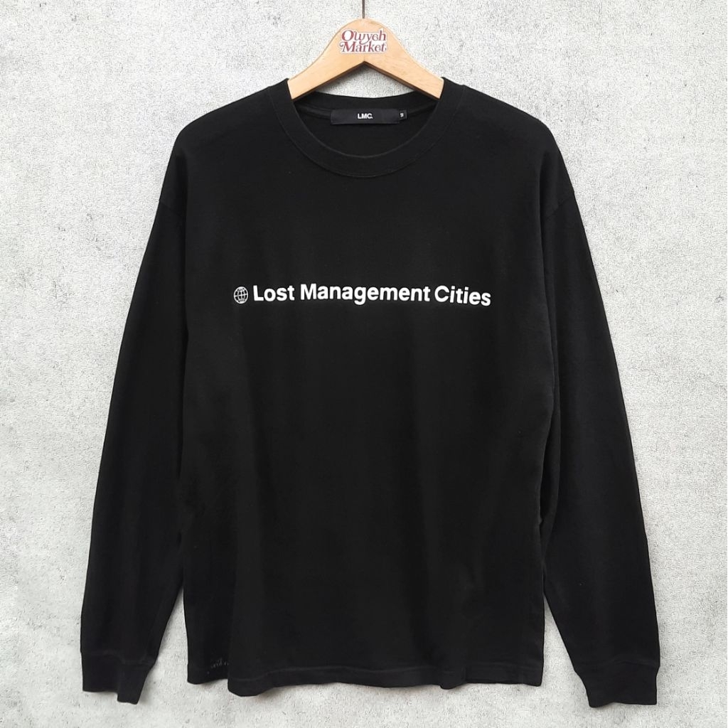 LMC Lost Management Cities Long Sleeve T-Shirt Size L