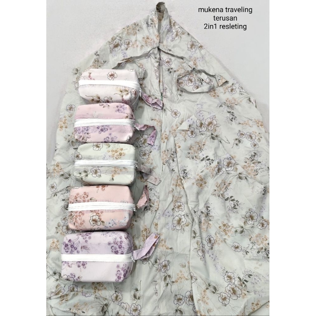 mukena traveling terusan