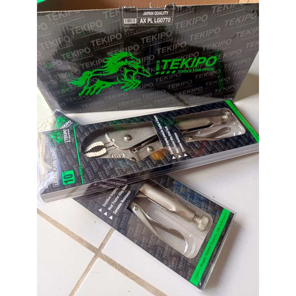 TEKIPO TANG BUAYA 10 Inch / Tang Buaya 10 " Lurus / Tang Jepit - Lurus - Bengkok