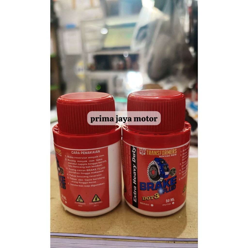 MINYAK REM MINI (MERAH ) TRANSFORMERS