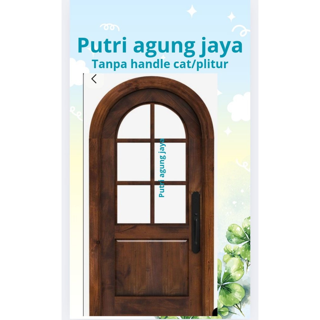 kusen +pintu lengkung kayu Meranti &kamper bisa custom fast respon