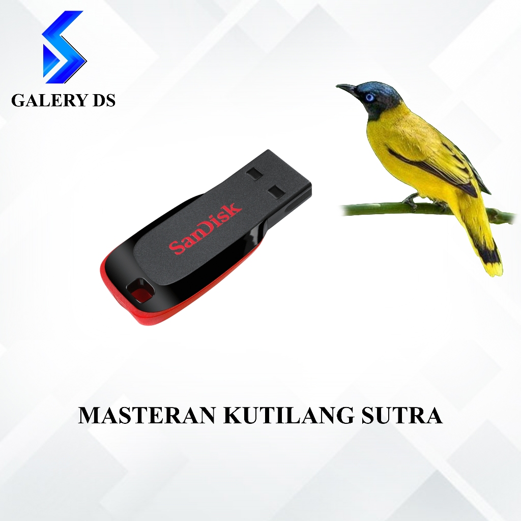 FLASHDISK SANDISK USB + MASTERAN BURUNG KUTILANG SUTRA 24JAM