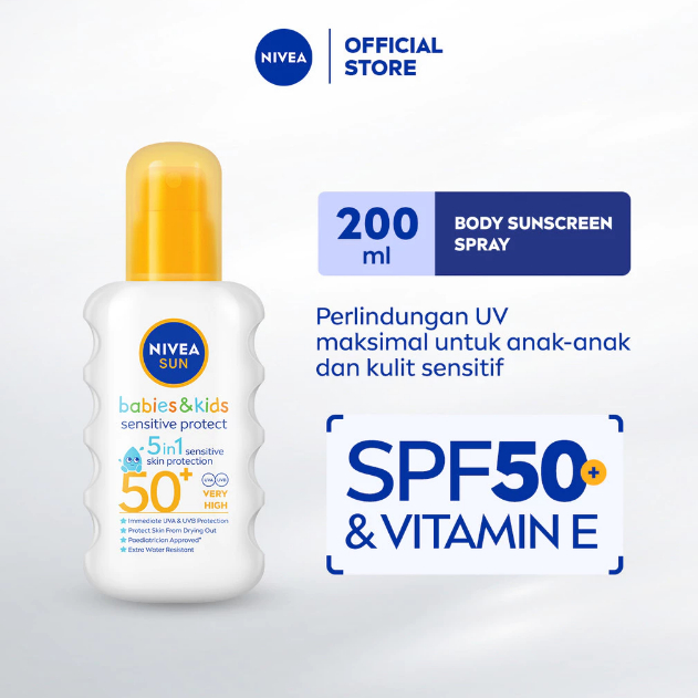 NIVEA SUN KIDS Body Lotion SPF Extra Protect Ultra Sensitive SPF50+ 200ml