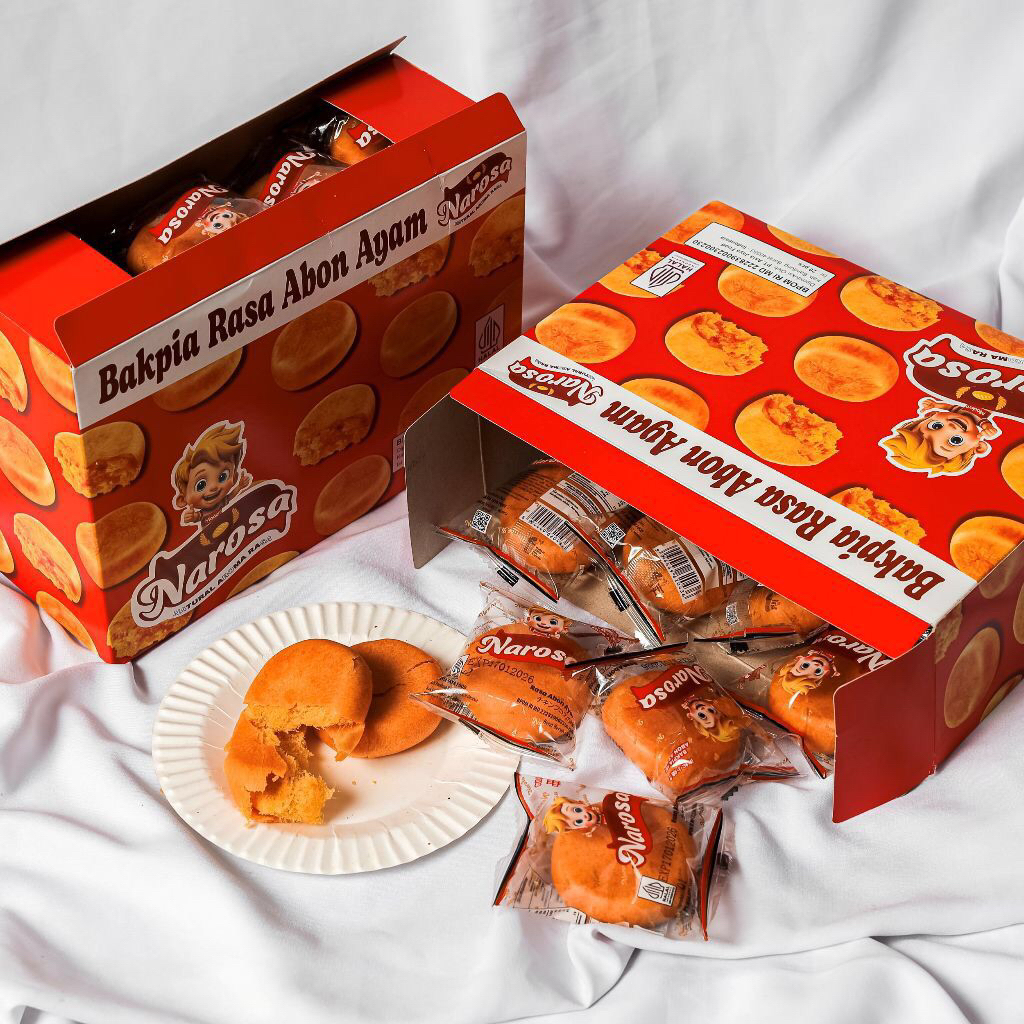Bakpia Rasa Abon Ayam Narosa isi 20