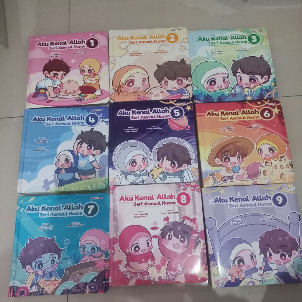 PRELOVED Buku Asmaul Husna Anak / Buku Asmaul Husna Anak Sakeena