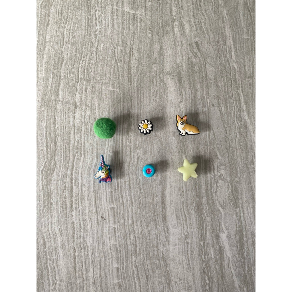 Jibbitz Crcs 6 Pcs Preloved