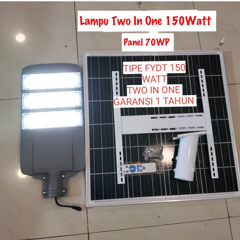 Lampu PJU Two In One 2IN1 150W Lampu pju 2in1 150Watt