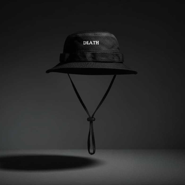 jungle hat / topi rimba akhir : death (BLACK)
