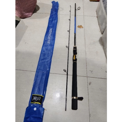 Alat Pancing Joran Exori Sparrow 602 180 cm 7 15lb Solid Carbon Pancing