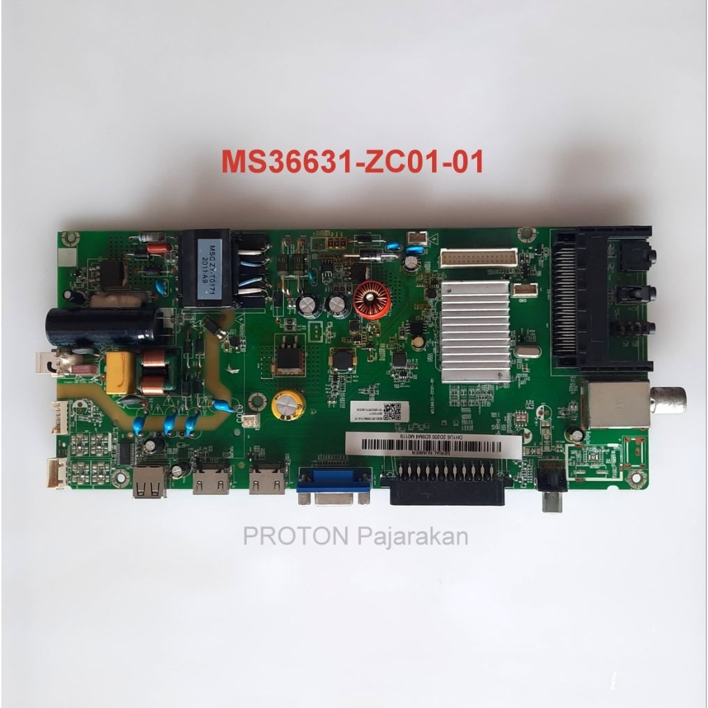 Mainboard LED TV Aqua LE32AQT6100 Mesin LCD Matherboard MS36631-ZC01-01 PCB Mobo DOFFLER 24EH46 Haie