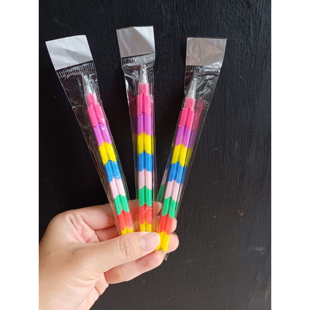 pensil susun anak sekolah jadul