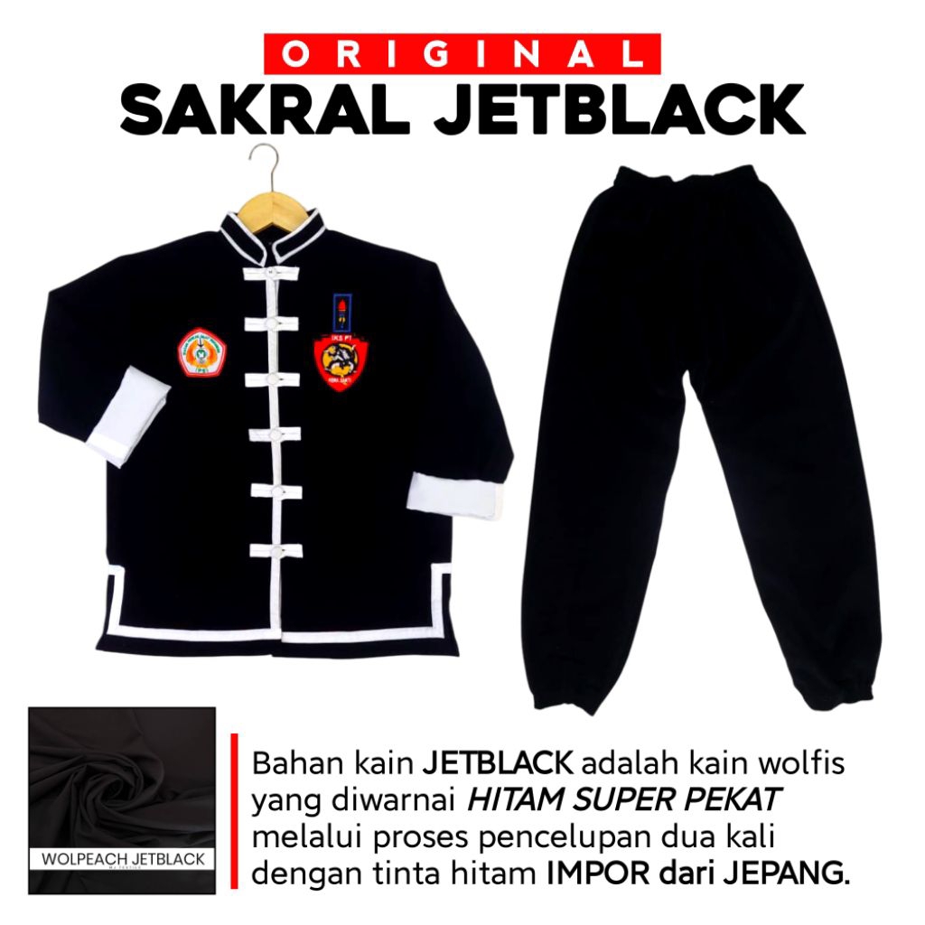 Sakral iks.pi kera sakti / baju satu set Sakral lengkap iks.pi kera sakti