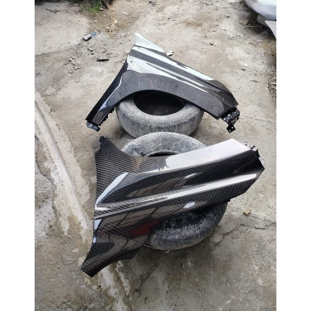 fender pajero carbon fender samping anps carbon