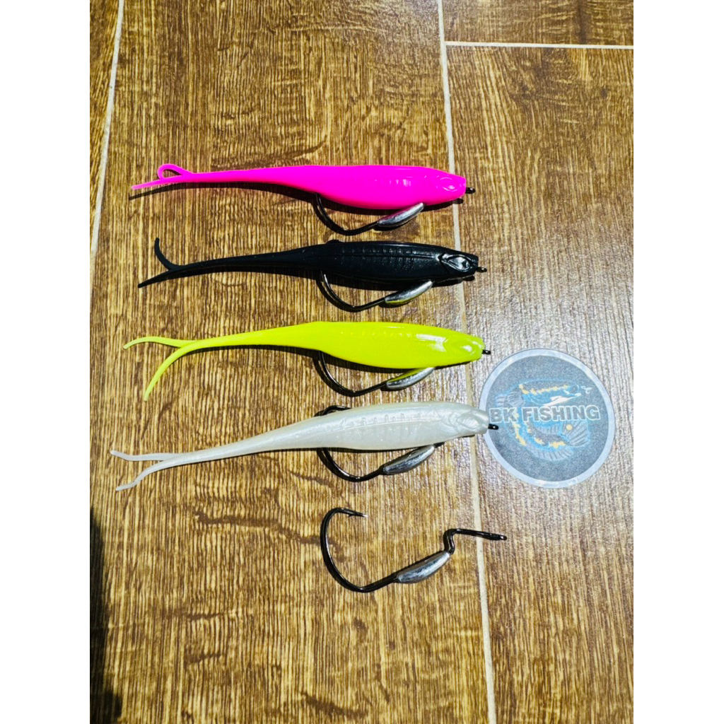 PROMO SILENCER 14CM PLUS HOOK TIMAH OZMY || UMPAN CASTING IKAN GABUS TOMAN