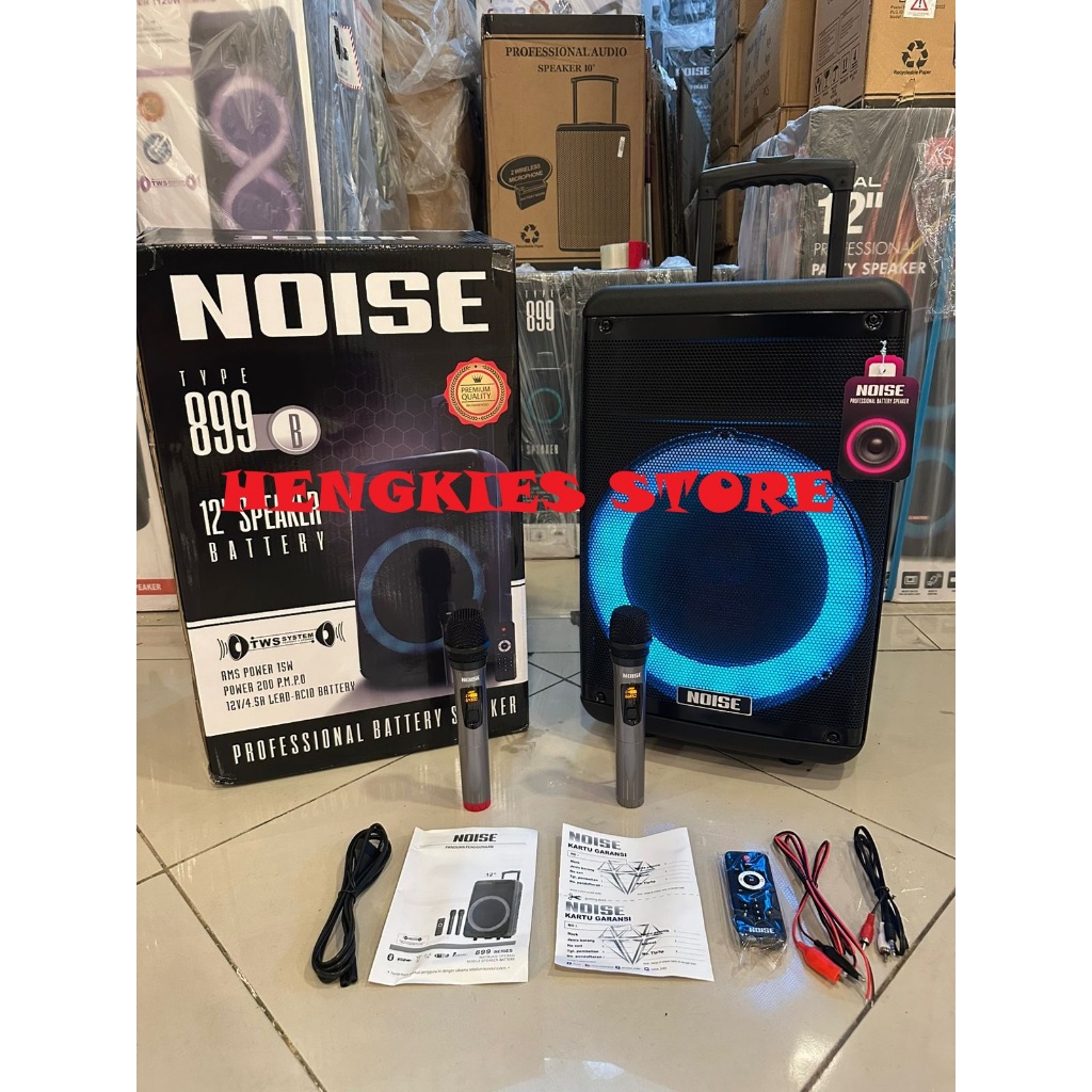 Speaker Portable 12 INCH NOISE 899B NEW 899 B NEW