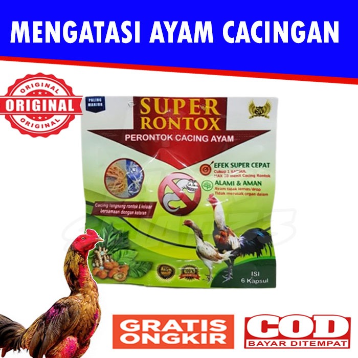Obat Cacing Ayam Super Rontok SN Paling Ampuh Terbukti Ampuh Mengatasi Cacingan Ayam