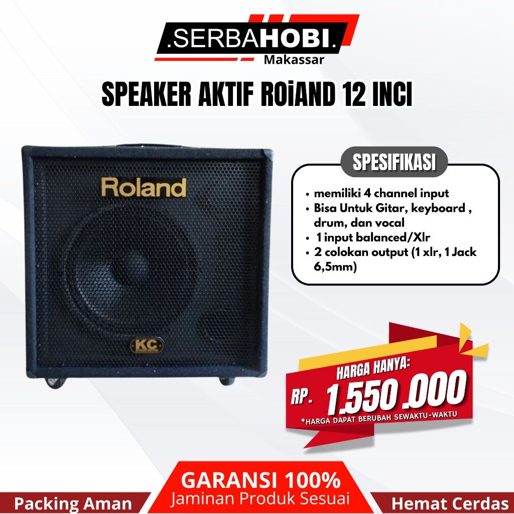 Speaker Aktif Roiand / Ampli 12 inch Roiand KC350 Sound Mantap