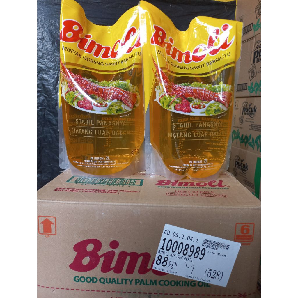 " Minyak Bimoli Kemasan 2 Liter " Satu Karton
