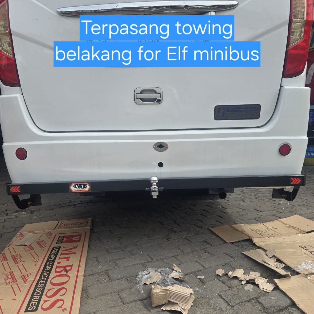Pengaman Bumper Belakang 4WB Isuzu ELF Minibus