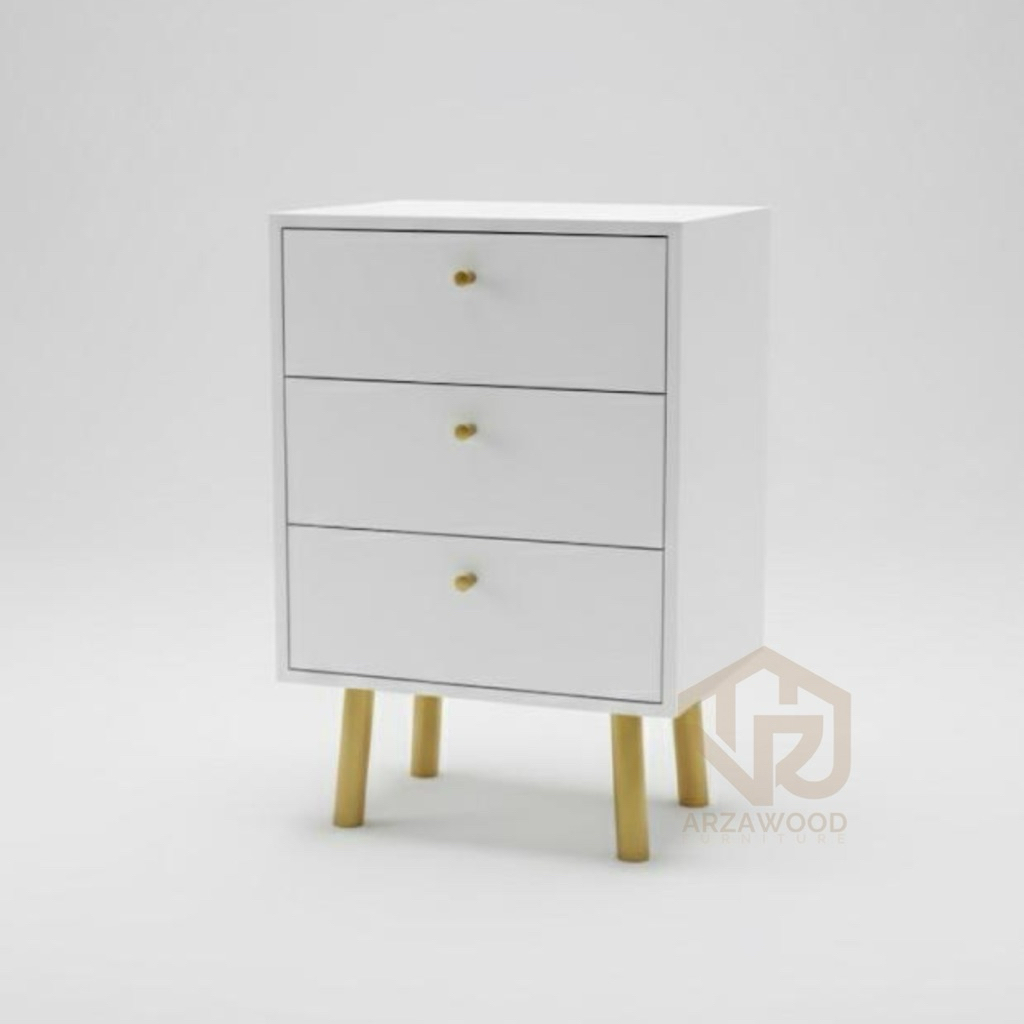 Nakas Minimalis 3 susun 3 laci