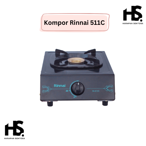 RI-511 C RINNAI Kompor Gas Stainless 1 Tungku / Kompor Gas 1 Tungku Rinnai