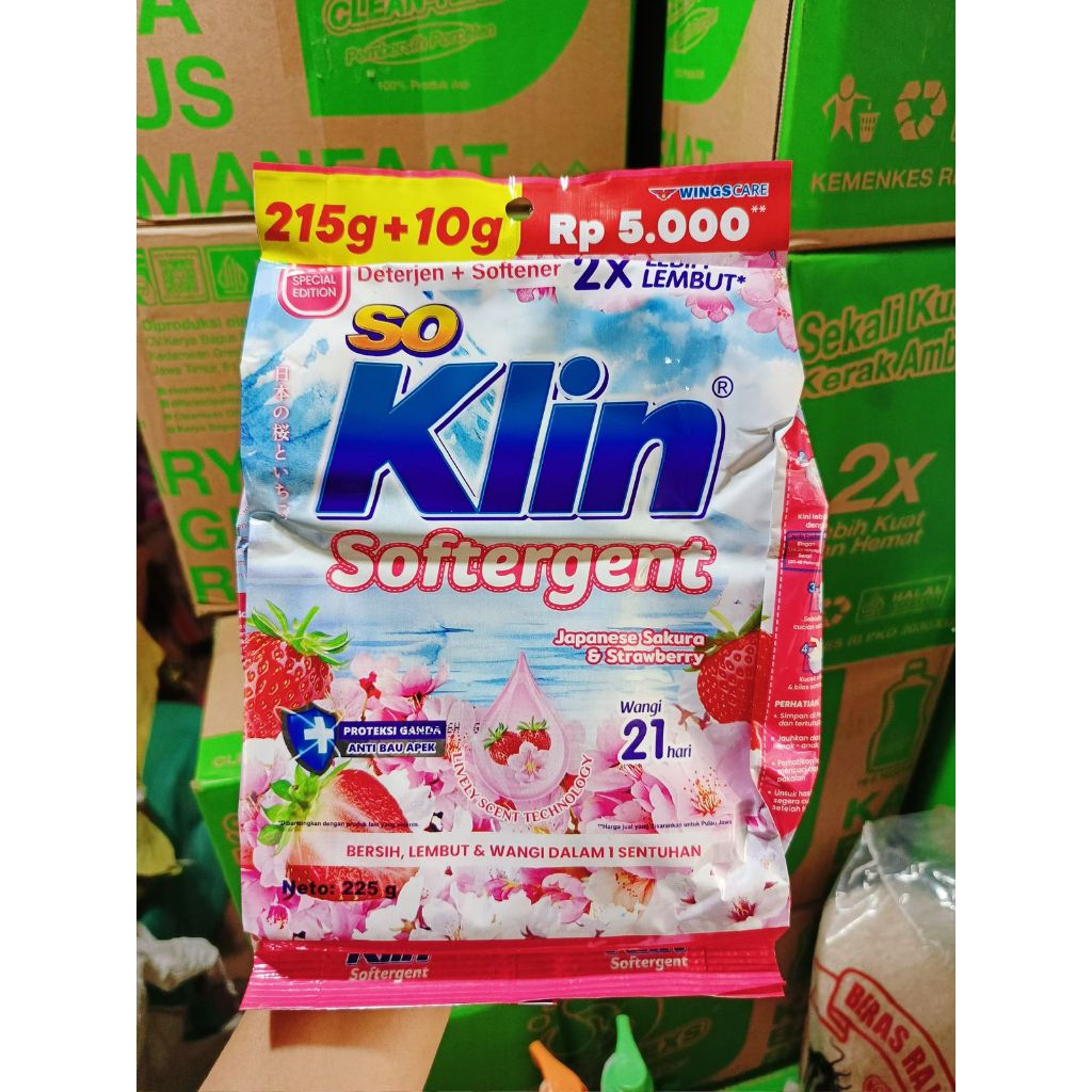 Soklin 5000an Soklin Softergent Sabun Cuci Baju Soklin Detergen Bubuk