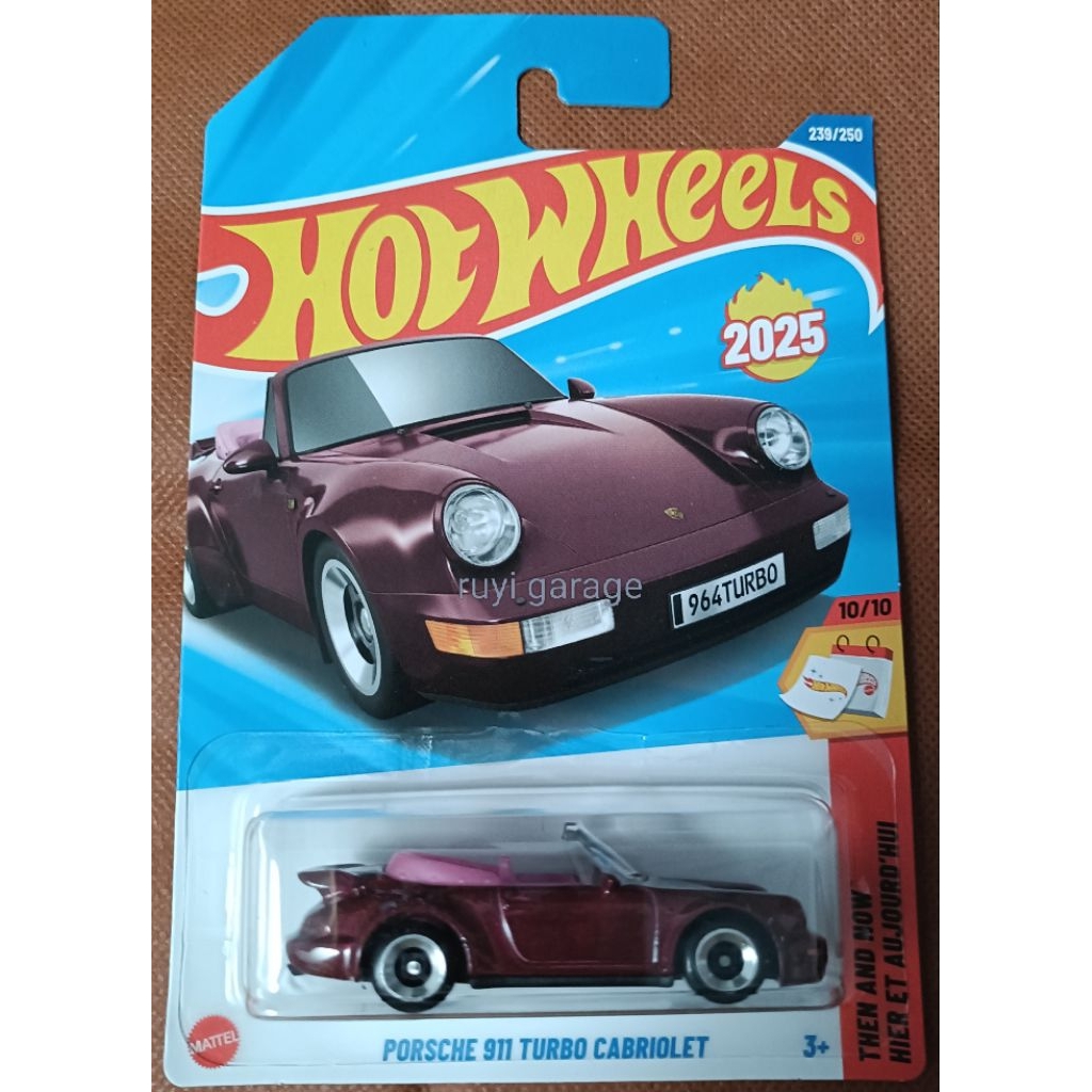 HOT WHEELS PORSCHE 911 TURBO CABRIOLET