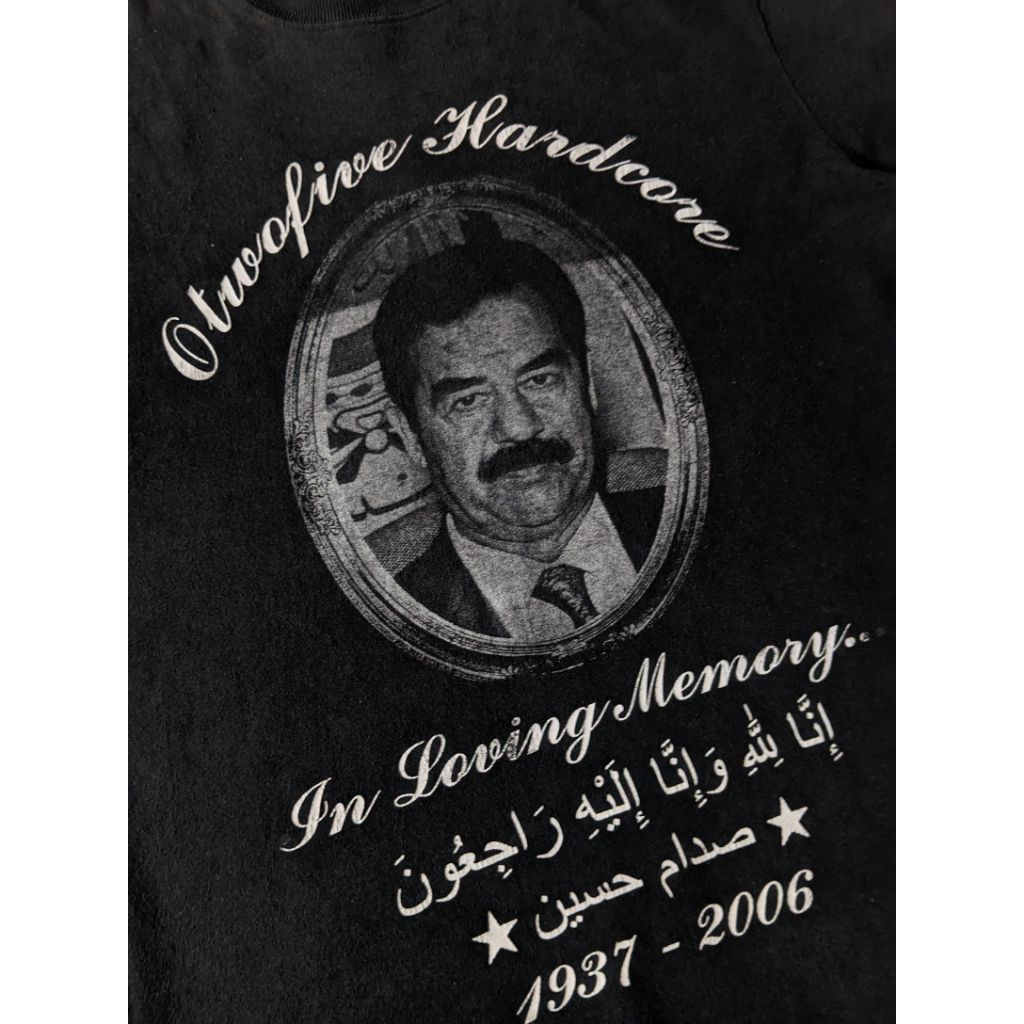 [SOLD] Otwofive tshirt 'saddam husein'