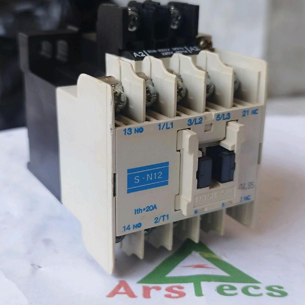 Kontaktor Mitsubishi S-N12 SN12 Coil 220Volt Bekas Original