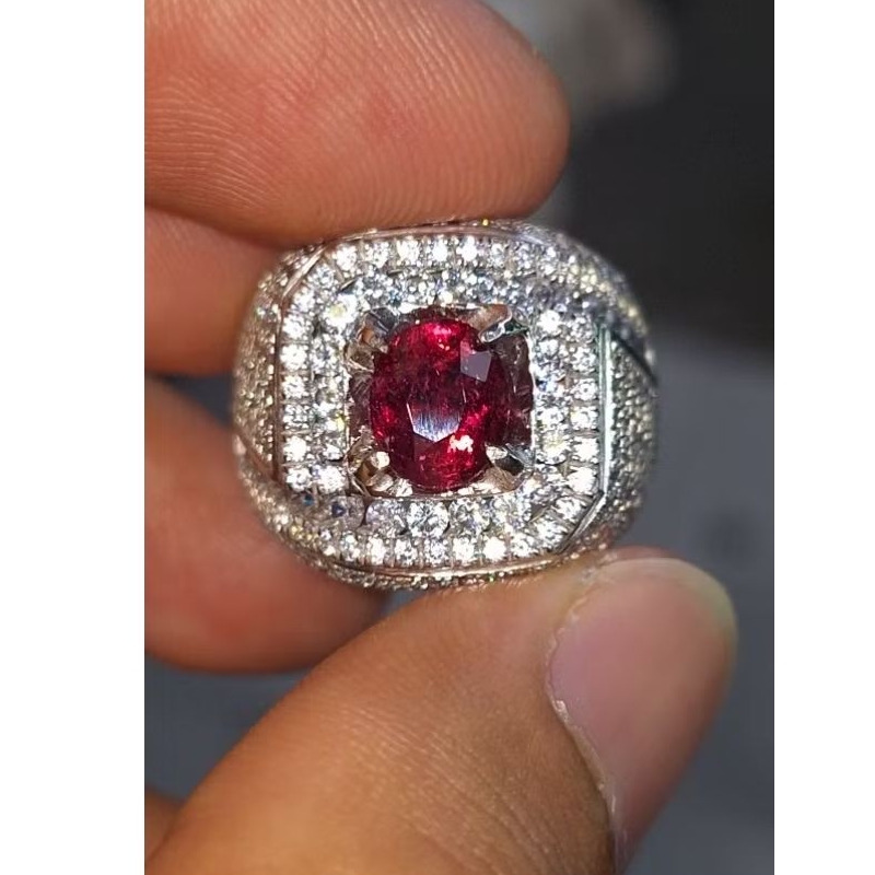 Natural no treatment ruby corundum 2,48crt GRI Lab